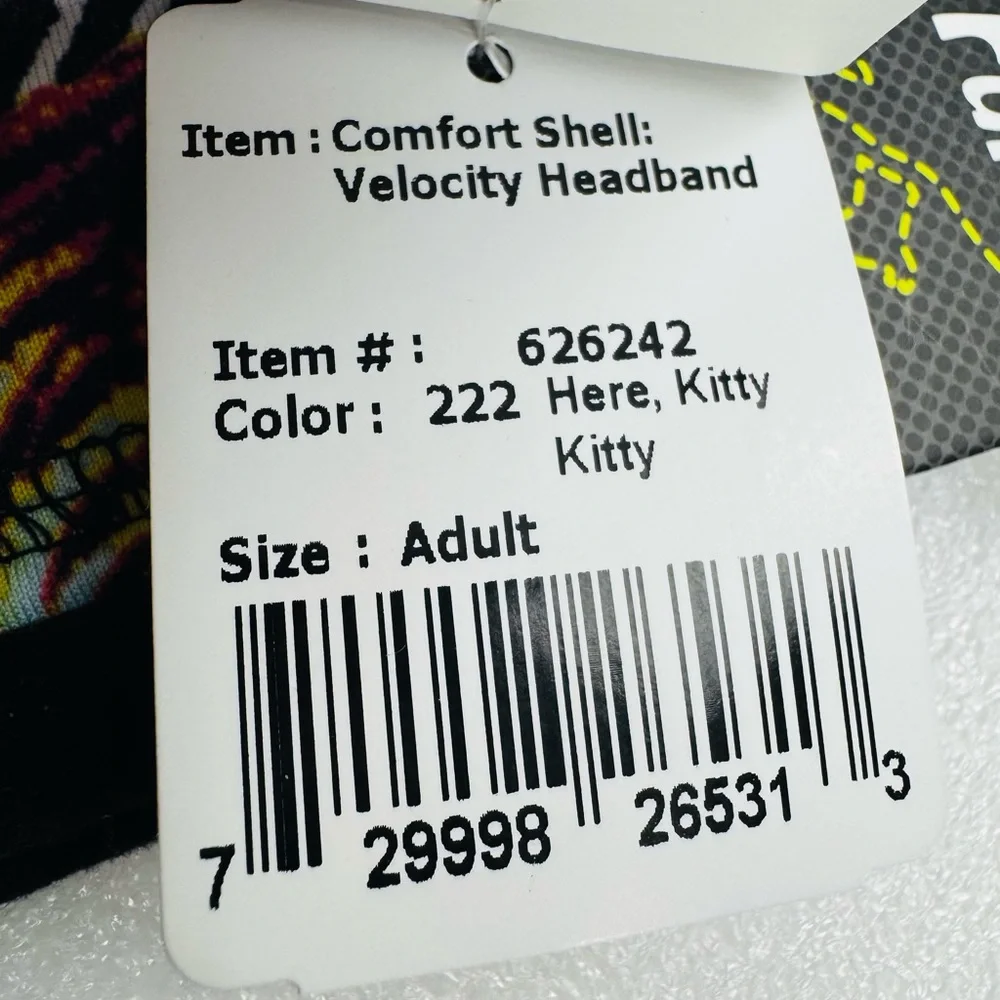 Turtle Fur Velocity Headband Comfort Shell Adult Here Kitty Kitty